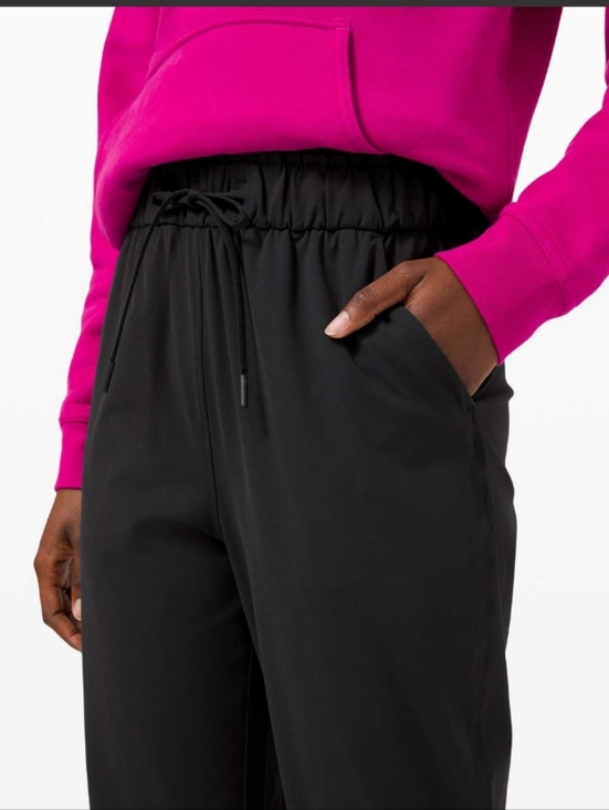 Lululemon FLAWED Keep Moving Jogger Pants Black Plus Sz 16 - Picture 5 of 11